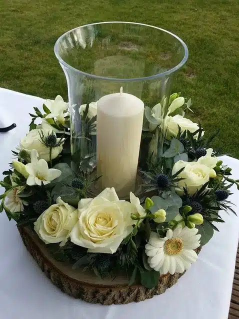 table centre piece for wedding