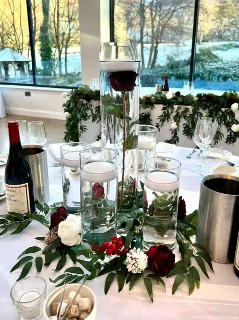 table centre piece for wedding