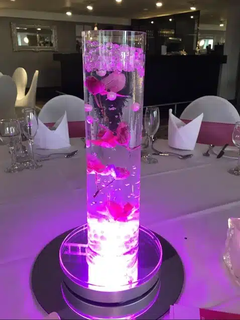 table centre piece for wedding