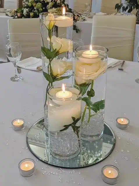 table centre piece for wedding