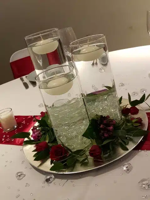 table centre piece for wedding