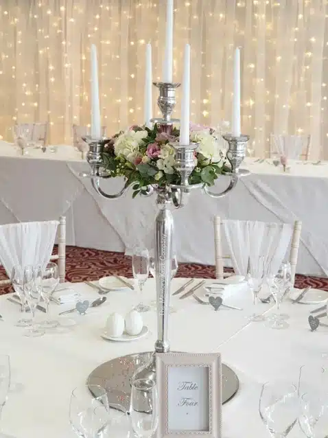 table centre piece for wedding