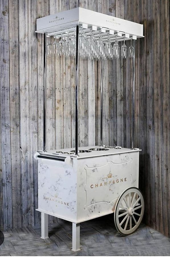 Champagne Cart White