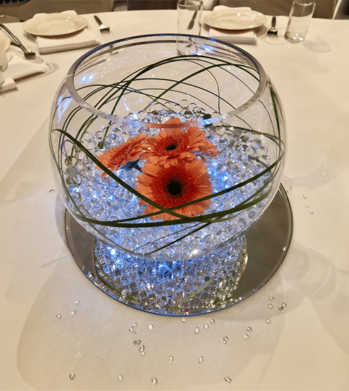 table centrepiece