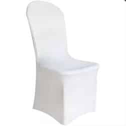 white chair cover